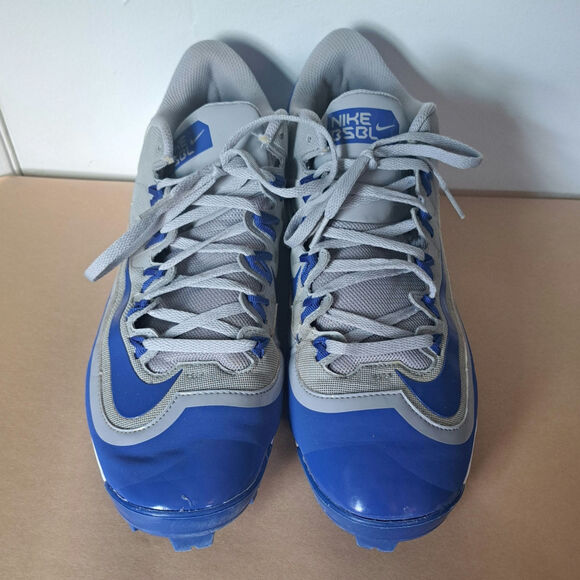 Nike Huarache Blue and Gray Baseball Cleats Men's Size 13 - Picture 3 of 9